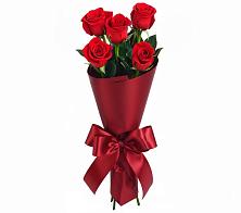 Букет 5 Красных роз Эдлесс Лав в Озерках