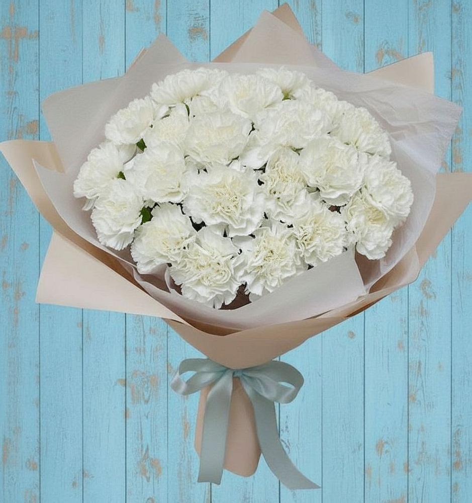 Букет цветов из: Гвоздики в Озерках