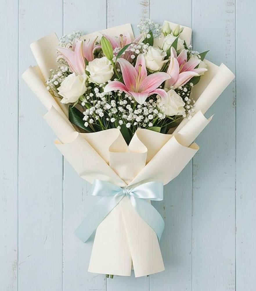 Букет цветов из: Лилии в Озерках