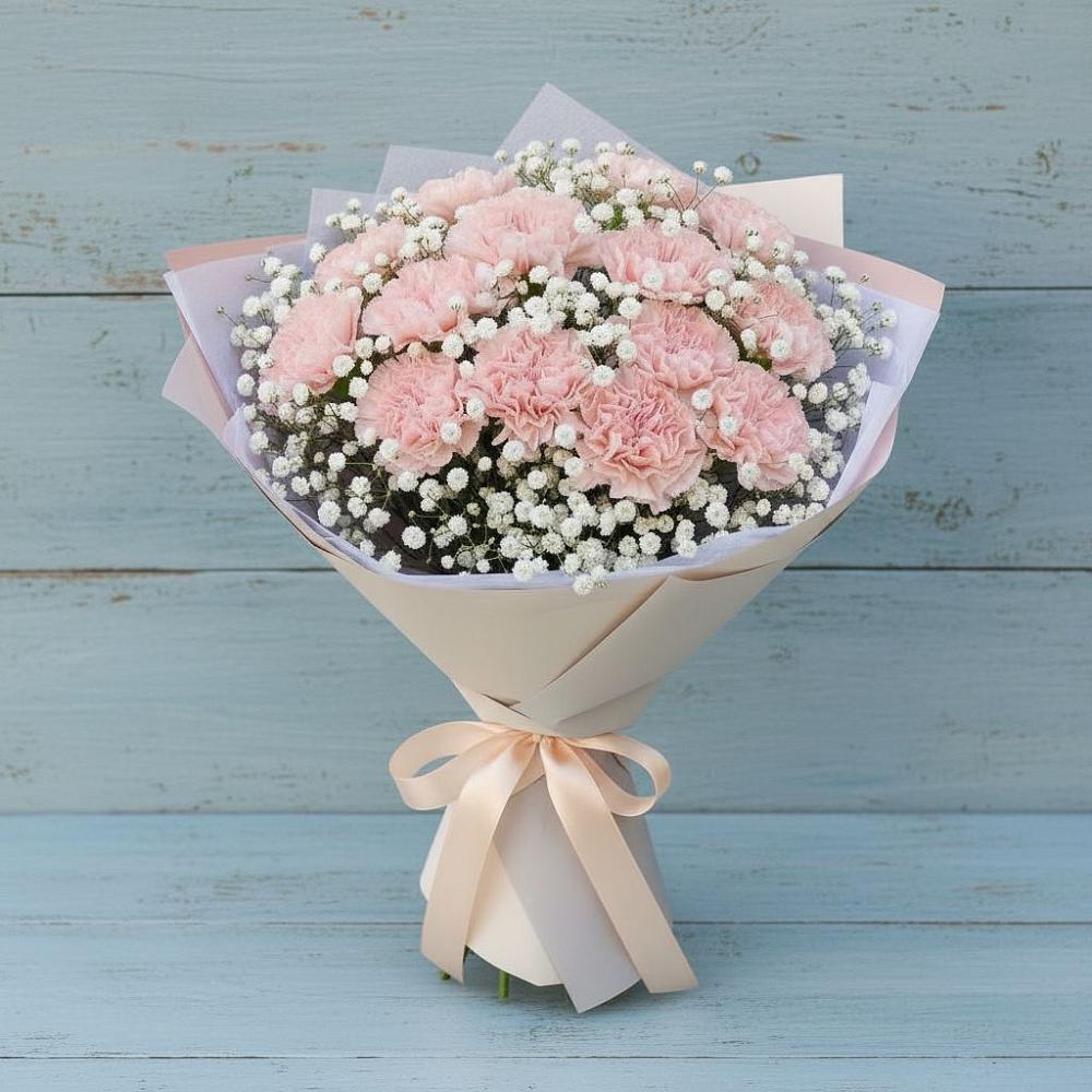 Букет цветов из: Гвоздики в Озерках