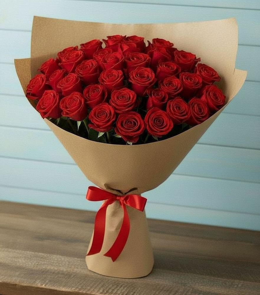 Букет Красные розы Милано в Озерках