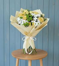 Букет цветов из:  Хризантемы и Розы #REPLACE_PRED# Озерках