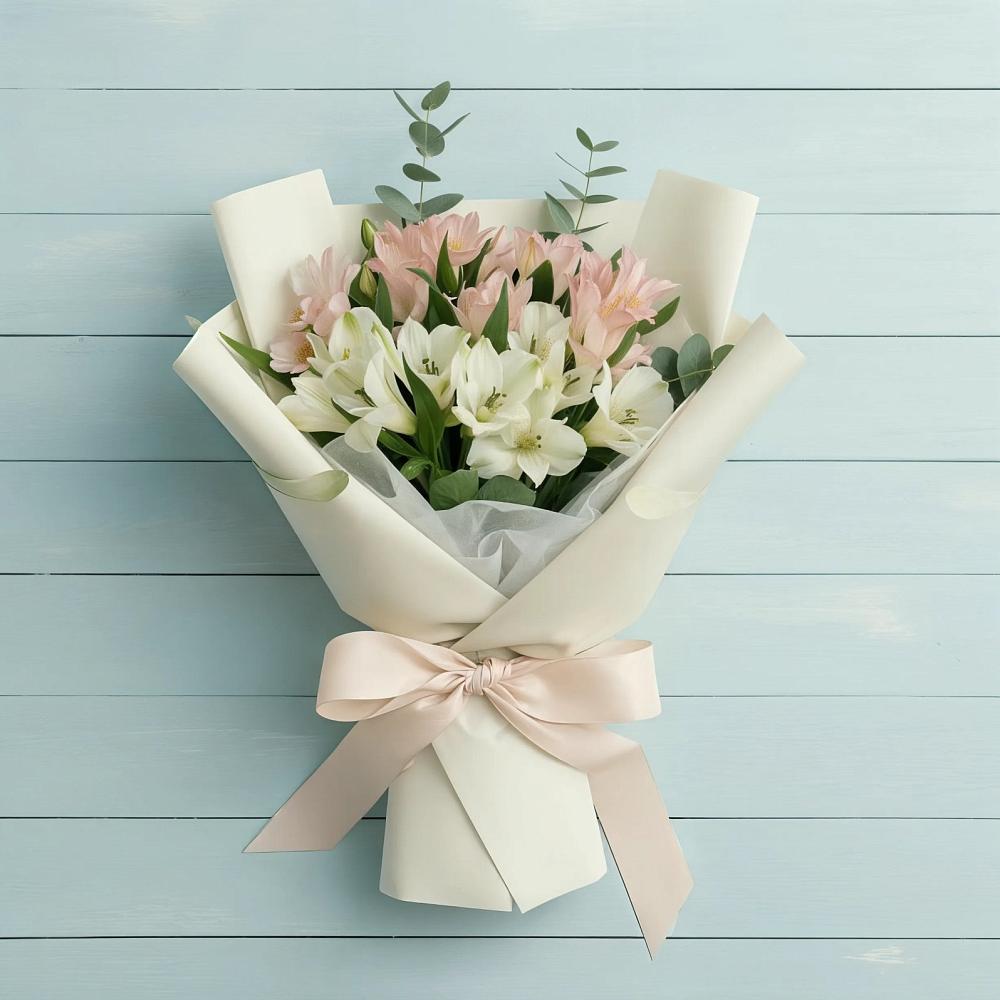 Букет цветов из: Альстромерии в Озерках