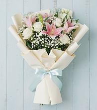 Букет цветов из:  Лилии в Озерках